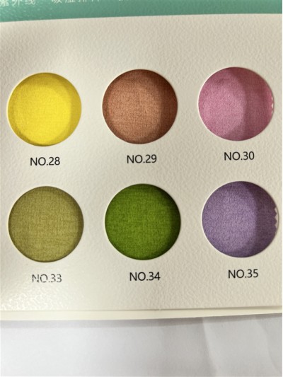 GZ-DZLP  F099P 雪花速乾棉  規格：165CM*155g/㎡  成分：50%復合彈性纖維  50%Polyester   吸濕速乾  原紗防曬功能  UPF50+  7A抗菌  防紫外線  後面照